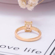 Classic 1.0 ct Emerald Cut Diamond Ring-Evani Naomi Jewelry