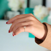 Classic 1.0 ct Emerald Cut Diamond Ring-Evani Naomi Jewelry