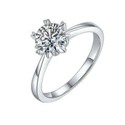 Classic 1.00 ct 6.5mm Diamond Engagement Ring-Evani Naomi Jewelry