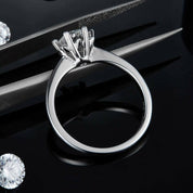Classic 1.00 ct 6.5mm Diamond Engagement Ring-Evani Naomi Jewelry