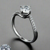Classic 1.00 ct Diamond Engagement Ring-Evani Naomi Jewelry