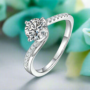 Classic 1.00 ct Diamond Engagement Ring-Evani Naomi Jewelry