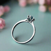Classic 1.00 ct Round Diamond Solitaire Engagement Ring-Evani Naomi Jewelry