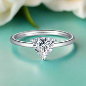 Classic 1.00 ct Trillion Diamond Solitaire Engagement Ring-Evani Naomi Jewelry