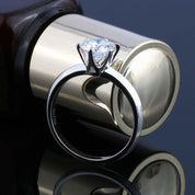 Classic 1ct Round Cut Diamond Engagement Ring-Evani Naomi Jewelry