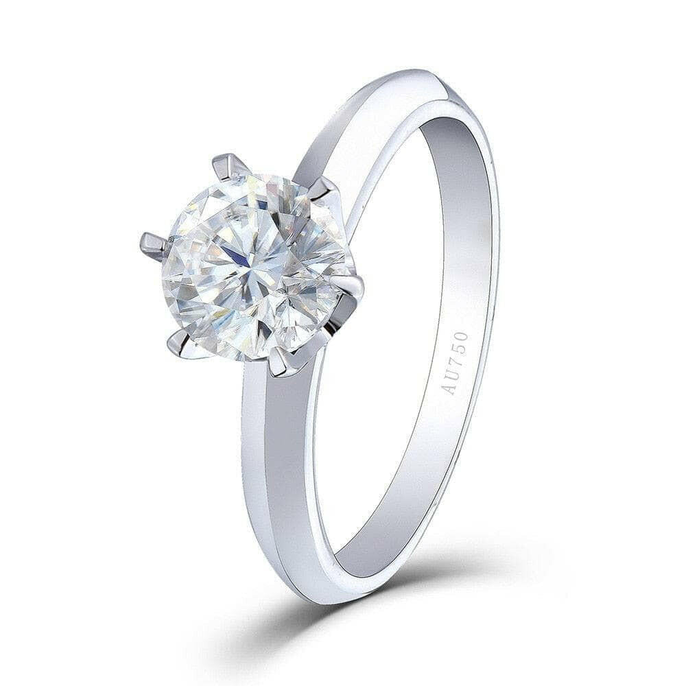 Classic 1ct Round Cut Diamond Engagement Ring-Evani Naomi Jewelry