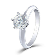 Classic 1ct Round Cut Diamond Engagement Ring-Evani Naomi Jewelry