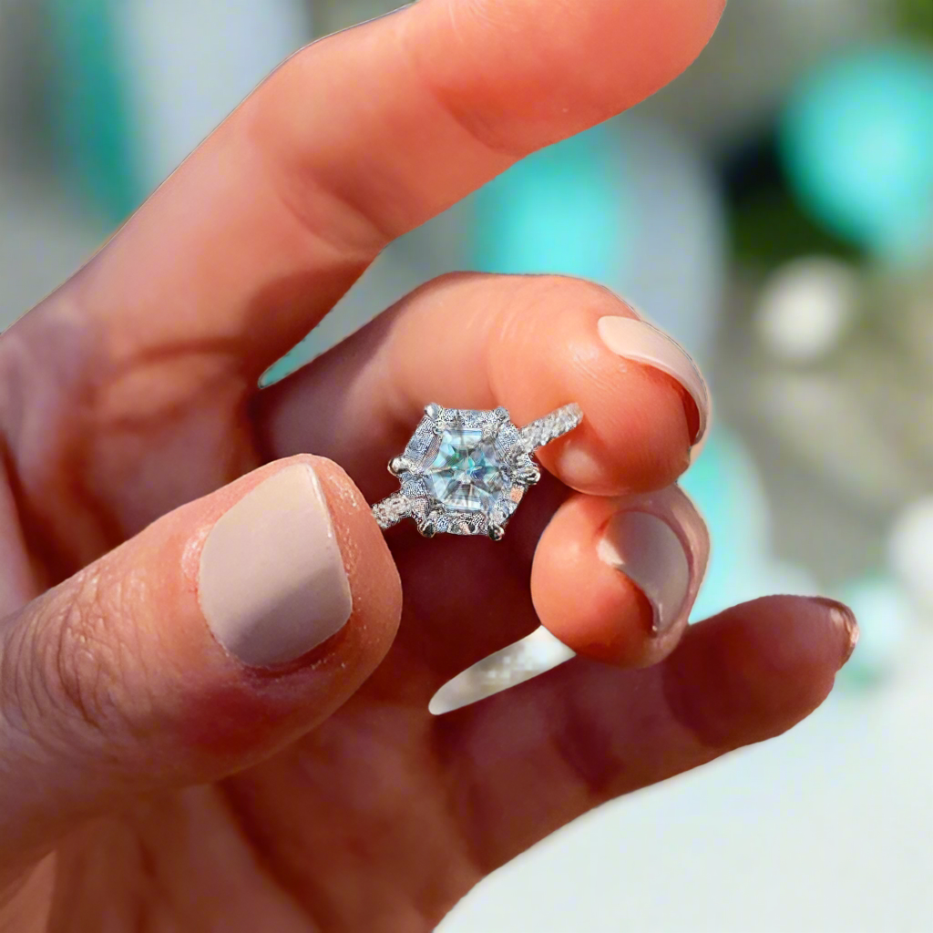 Classic 2.5 ct Round Cut Diamond Engagement Ring-Evani Naomi Jewelry