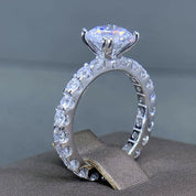 Classic 2ct Round Diamond Row Ring-Evani Naomi Jewelry