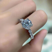 Classic 2ct Round Diamond Row Ring-Evani Naomi Jewelry