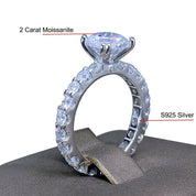 Classic 2ct Round Diamond Row Ring-Evani Naomi Jewelry