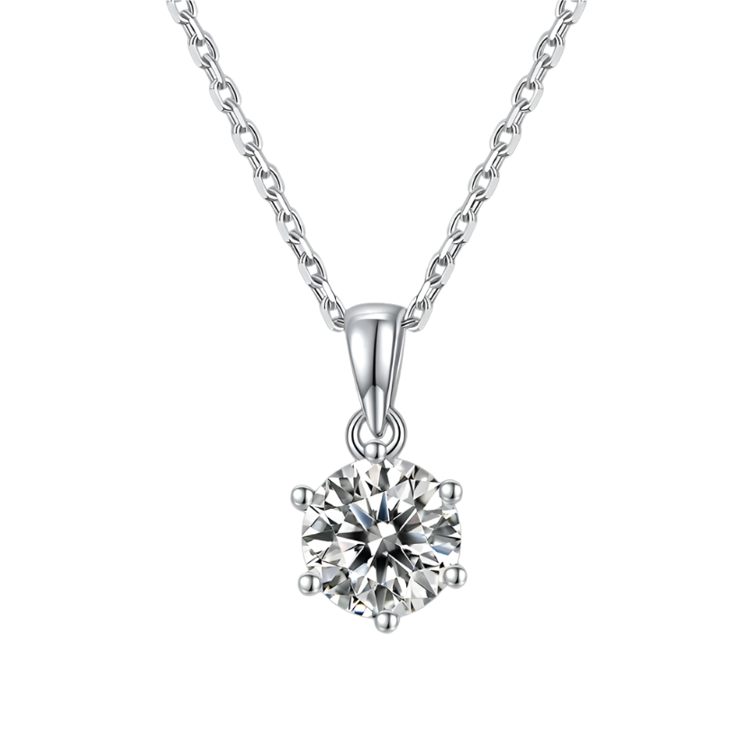 Classic 6-Prong Diamond Solitaire Jewelry Set-Evani Naomi Jewelry