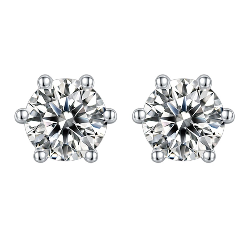 Classic 6-Prong Diamond Solitaire Jewelry Set-Evani Naomi Jewelry