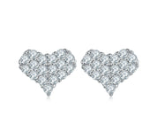 Classic Diamond Heart Jewelry Set-Evani Naomi Jewelry