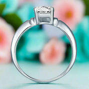 Classic Heart-cut 1.50 ct Diamond Engagement Ring-Evani Naomi Jewelry