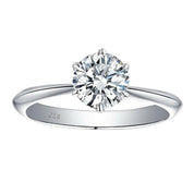 Classic Round-cut 1.00 ct Diamond Engagement Ring-Evani Naomi Jewelry