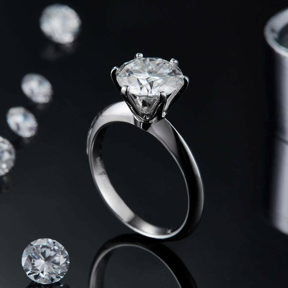 Classic Round-cut Diamond Jewelry Set-Evani Naomi Jewelry