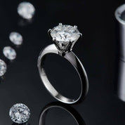 Classic Round-cut Diamond Jewelry Set-Evani Naomi Jewelry