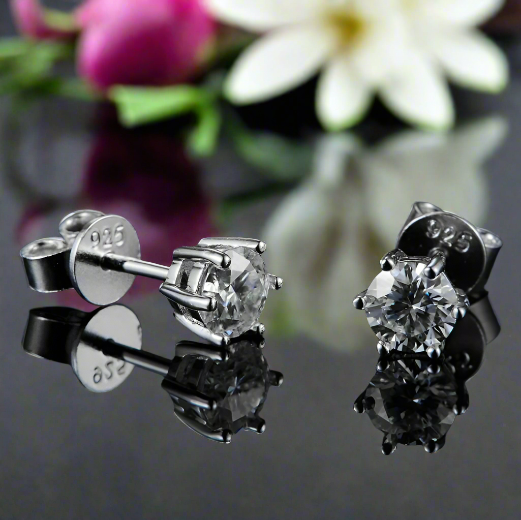 Classic Round-cut Diamond Jewelry Set-Evani Naomi Jewelry