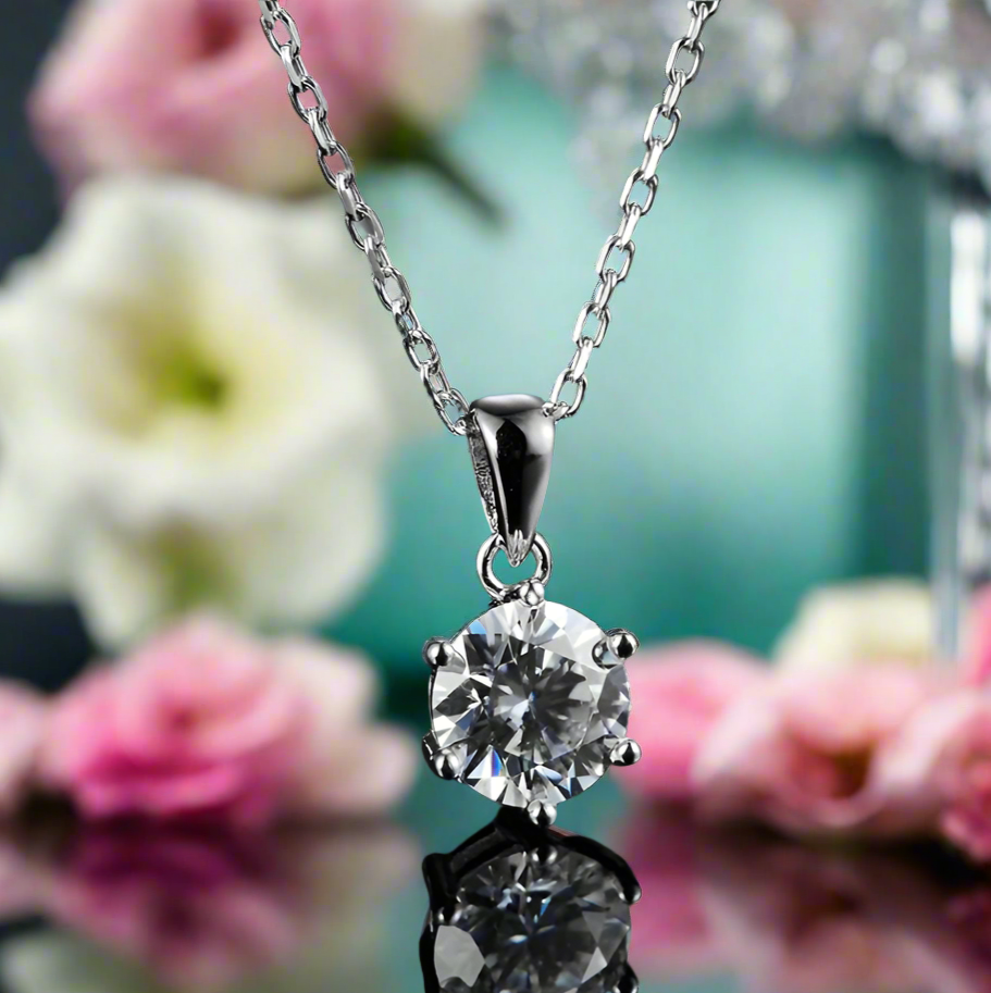 Classic Round-cut Diamond Jewelry Set-Evani Naomi Jewelry