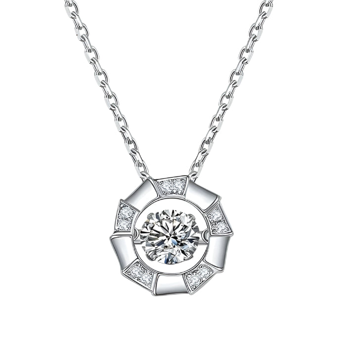 Dancing 0.5 ct Diamond Necklace-Evani Naomi Jewelry