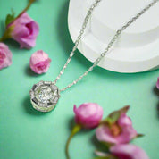 Dancing 0.5 ct Diamond Necklace-Evani Naomi Jewelry