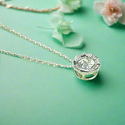 Dancing 0.5 ct Diamond Necklace-Evani Naomi Jewelry