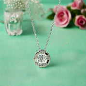Dancing 0.5 ct Diamond Necklace-Evani Naomi Jewelry