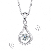 Dancing 5.0mm 0.5 ct Diamond Necklace-Evani Naomi Jewelry