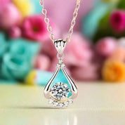 Dancing 5.0mm 0.5 ct Diamond Necklace-Evani Naomi Jewelry