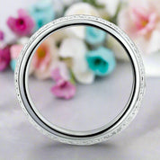 Double Inlay Diamond Wedding Band-Evani Naomi Jewelry