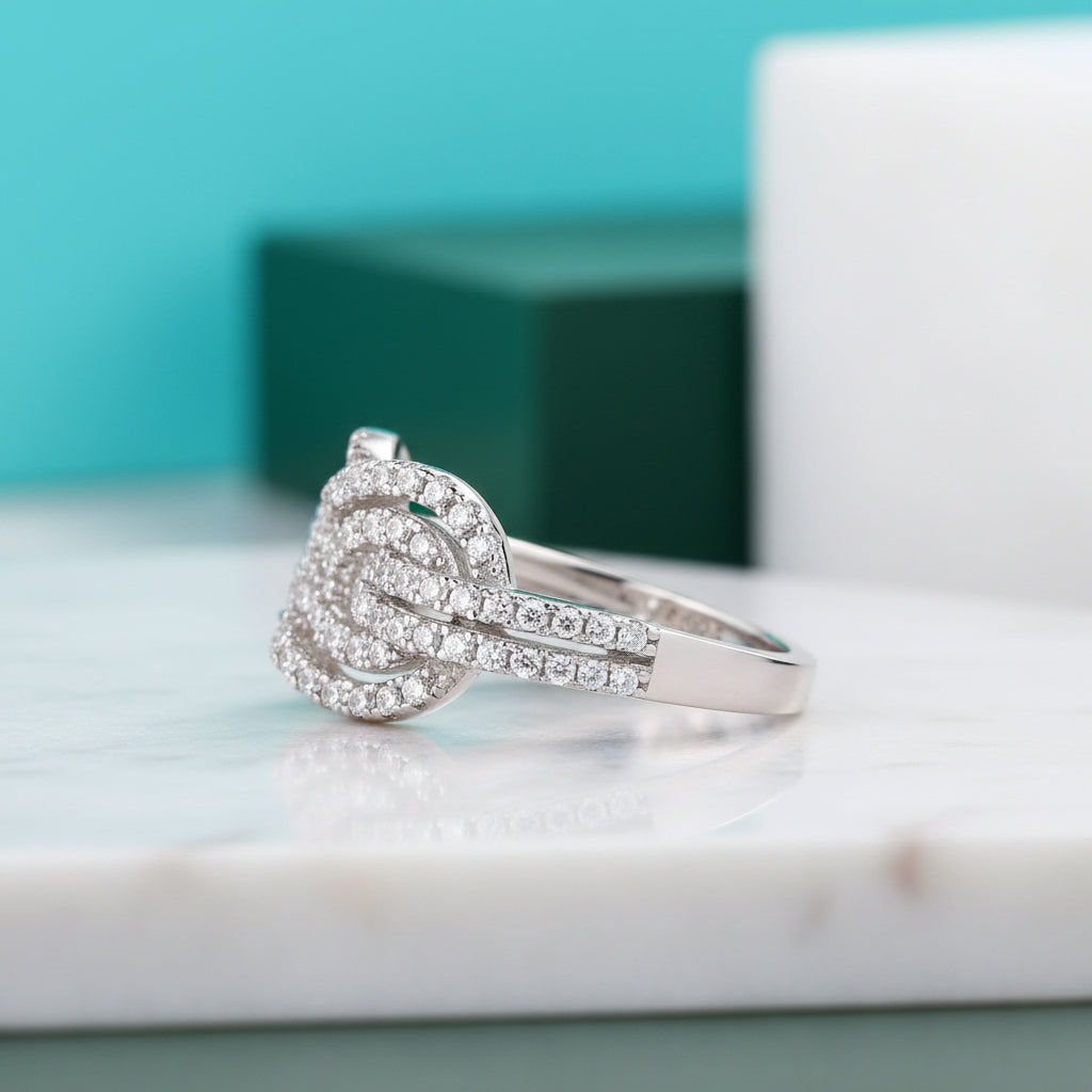 Elegant 4.0ct Diamond White Gold Anniversary Wedding Band-Evani Jewelry
