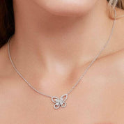 Elegant Double-Butterfly Necklace-Evani Naomi Jewelry