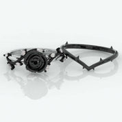 Flash Sale- Black Rose Gothic Wedding Rings in 14k Gold .50 ct Round Cut Diamond-Evani Naomi Jewelry