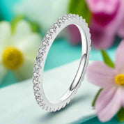 Full Eternity 0.57 ct Diamond Wedding Band-Evani Naomi Jewelry
