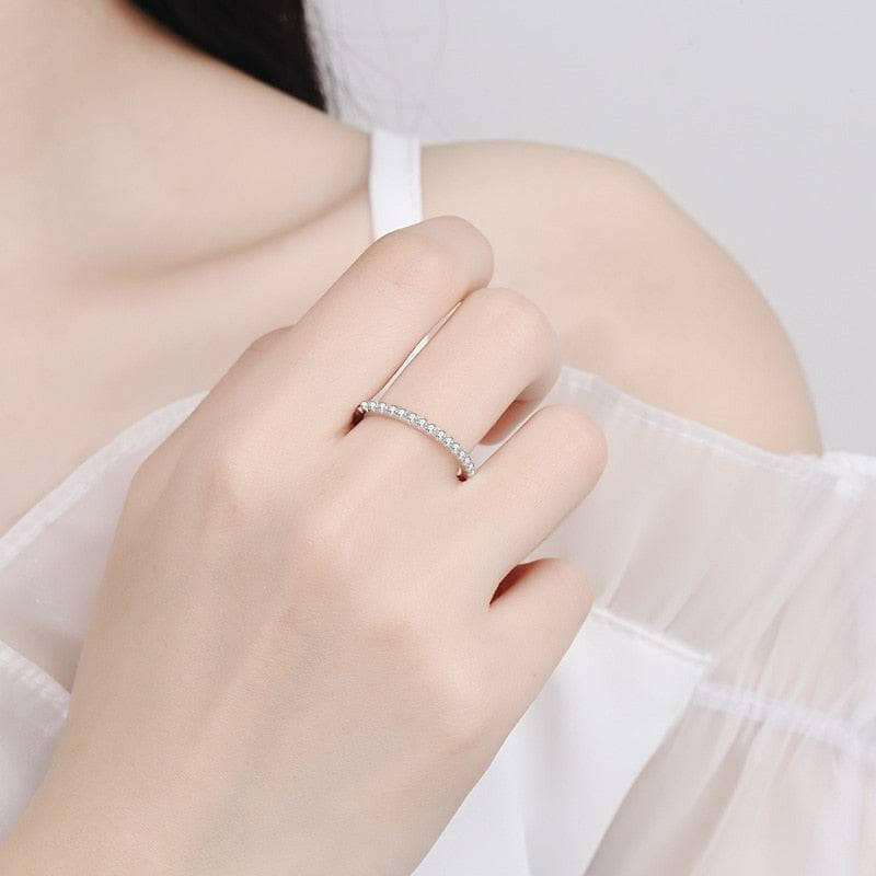 Full Eternity 0.57 ct Diamond Wedding Band-Evani Naomi Jewelry