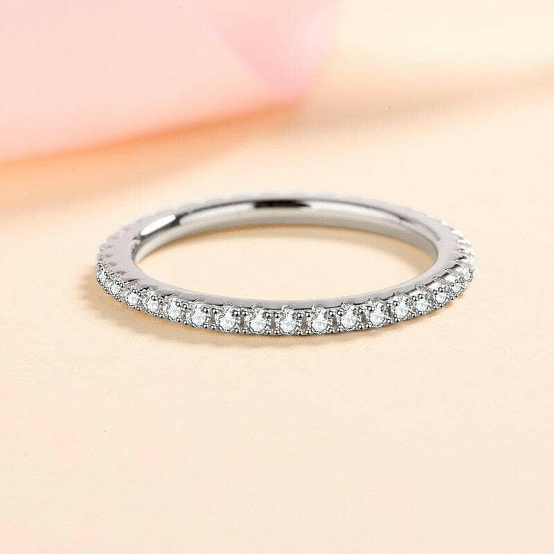 Full Eternity 0.57 ct Diamond Wedding Band-Evani Naomi Jewelry