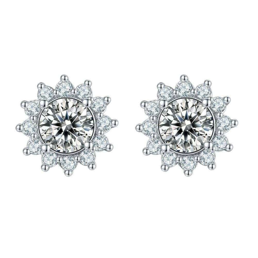 Gorgeous Sunflower 1.0 ct Diamond Jewelry Set-Evani Naomi Jewelry