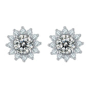Gorgeous Sunflower 1.0 ct Diamond Jewelry Set-Evani Naomi Jewelry
