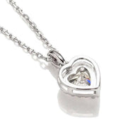 Heart Shaped 1.0 ct Diamond Halo Jewelry Set-Evani Naomi Jewelry