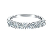 Heart-cut 1.0 ct Diamond Wedding Band-Evani Naomi Jewelry