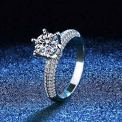 Luxury 3ct Round Diamond Wedding Ring-Evani Naomi Jewelry