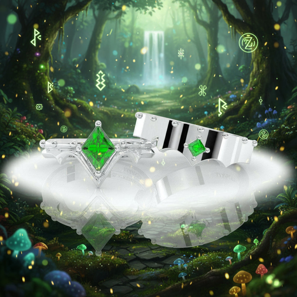 Marksman's Ring (Unisex)- Video Game Inspired Rings in 14k Yellow Gold-Evani Naomi Jewelry