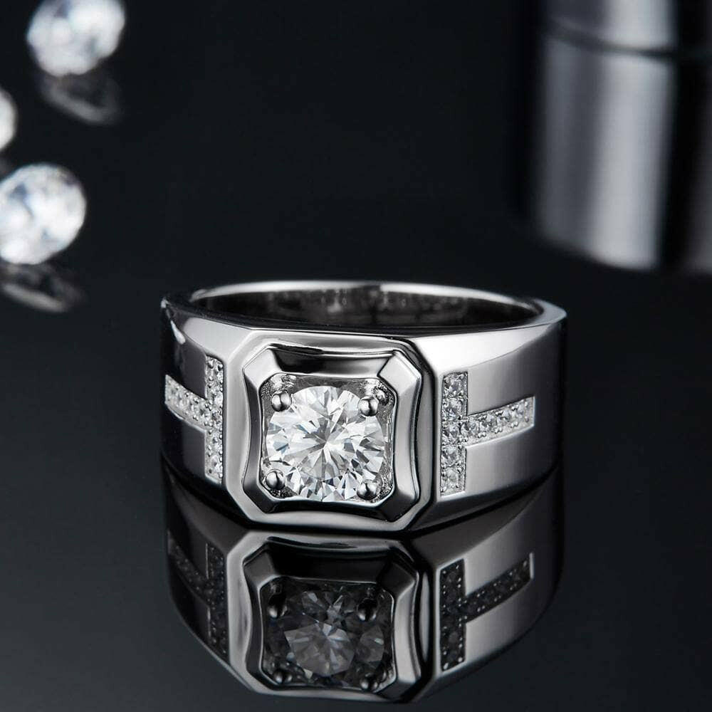 Men's 1.0 ct Diamond Band with Channel Setting-Evani Naomi Jewelry