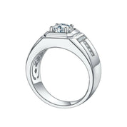 Men's 1.0 ct Diamond Band with Channel Setting-Evani Naomi Jewelry