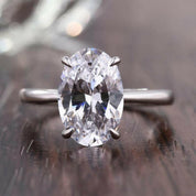 Oval Cut 3.5 ct Diamond 3-Pieces Bridal Set-Evani Naomi Jewelry