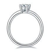 Oval-cut 1.00 ct Diamond Solitaire Engagement Ring-Evani Naomi Jewelry
