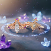 Paladin's Shield Ring (Unisex)- Video Game Inspired Rings in 14k Yellow Gold-Evani Naomi Jewelry