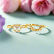 Priest's Ring Set- Video Game Inspired Rings in 14k Yellow Gold-Evani Naomi Jewelry