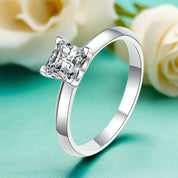 Princess Cut 2ct Diamond Engagement Ring-Evani Naomi Jewelry